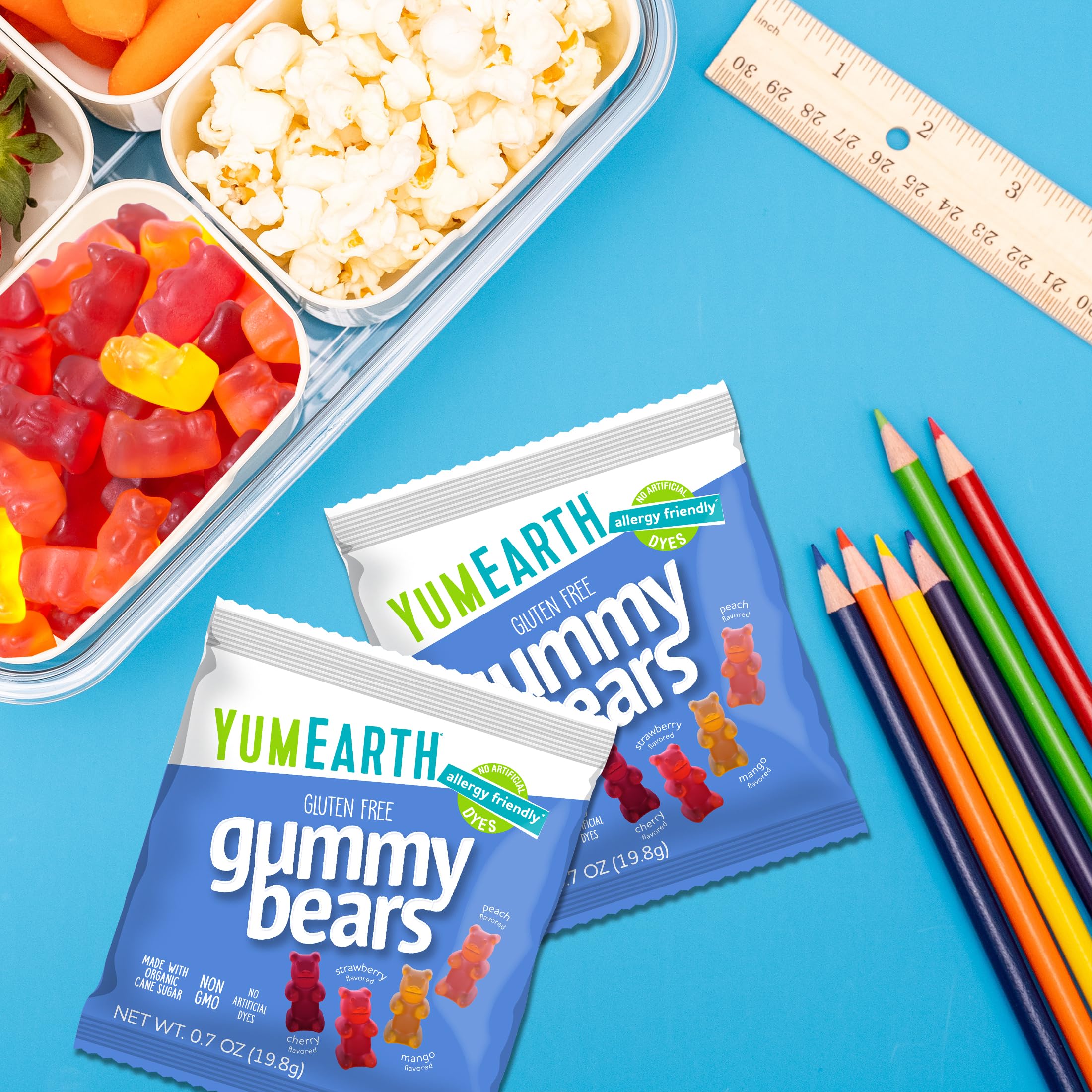 Amazon.com : YumEarth, Gummy Bears Snack Pack Organic, 10 Count